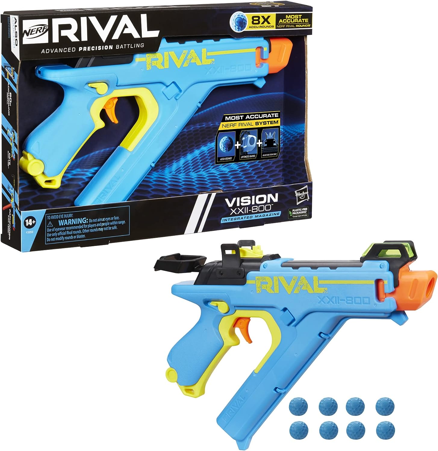 ≡ Бластер Нерф Райвал Вижн 【Toyexpress】 Nerf Rival Vision XXII