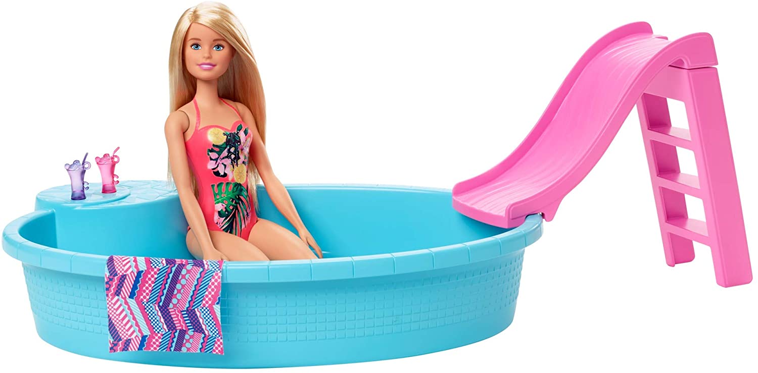 ≡ Игровой набор кукла Барби с бассейном 【Toyexpress】 Barbie and Pool ...
