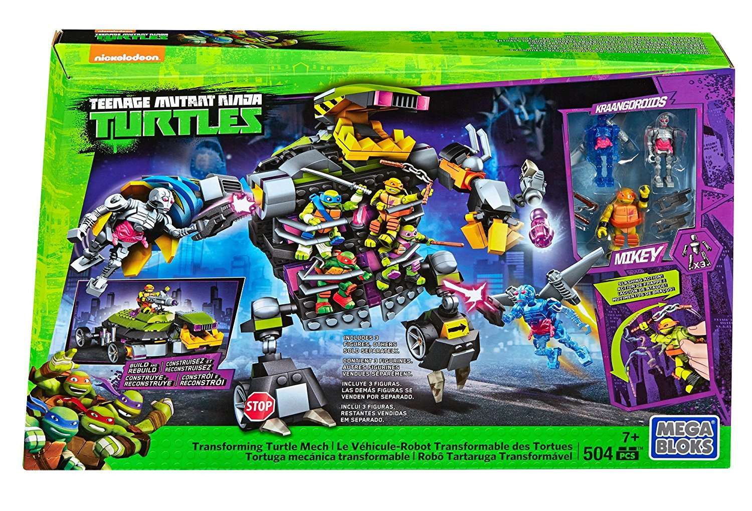 MEG ≡ Конструктор Мега Блокс 【Toyexpress】 Черепашки Ниндзя Черепаха