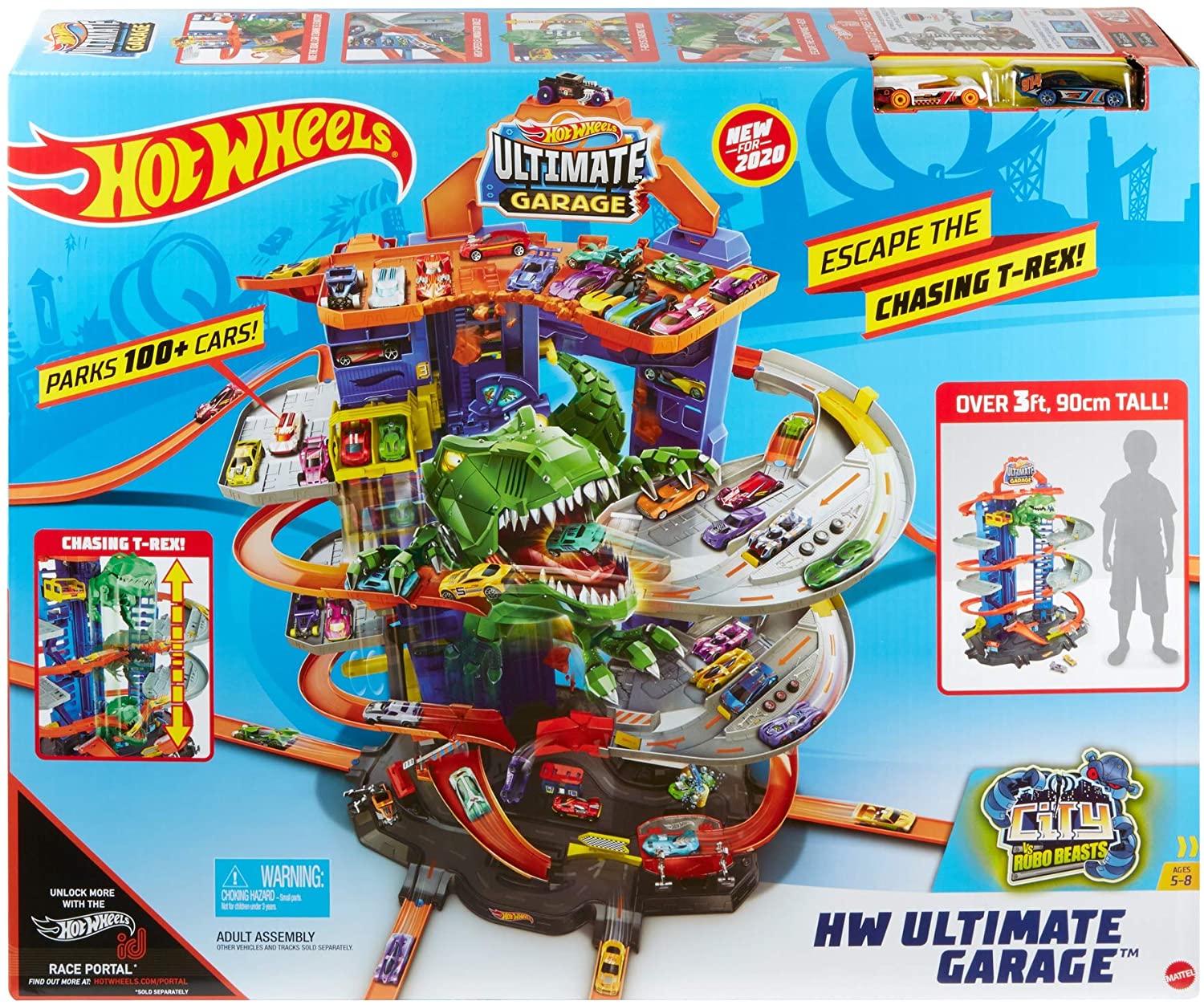 ≡ Легендарный гараж Хот Вилс с динозавром 【Toyexpress】 GJL14 купить в ...